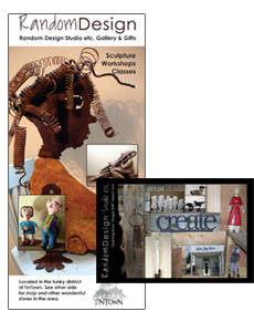 random design - rack card and postcard design image