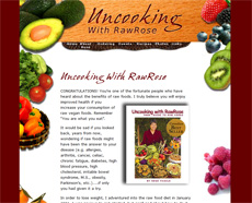 Raw rose website design image